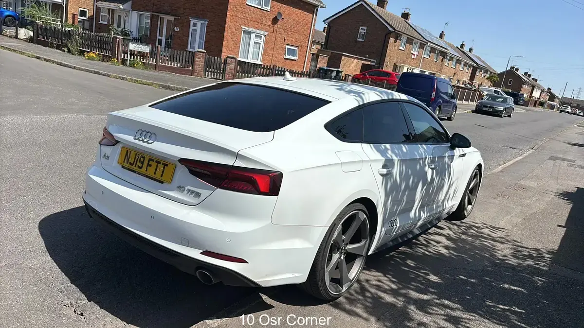 Used Audi A5 Sportback Black Edition 2019 White Hatchback