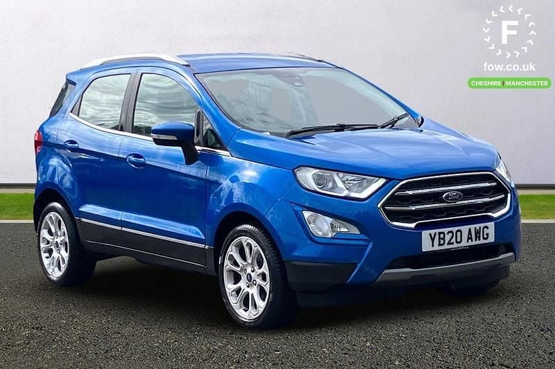 Blue Used 2020 Ford Ecosport Titanium SUV | £13,699 (Fair price) - Image 1/3