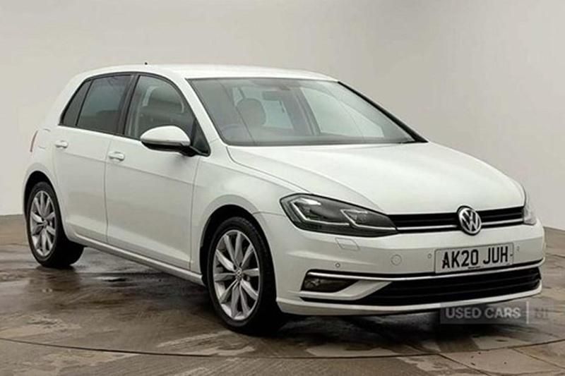 Used VW Golf VII GT 115 HP (84 kW) 2020 White Hatchback
