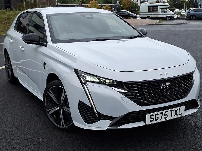 White New 2025 Peugeot 308 GTi Hatchback | £25,498 (Fair price) - Image 1/4