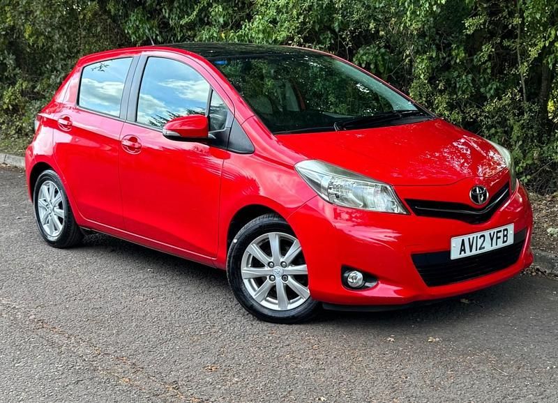 Red Used 2012 Toyota Yaris Hatchback | £4,295 (Fair price) - Image 1/4