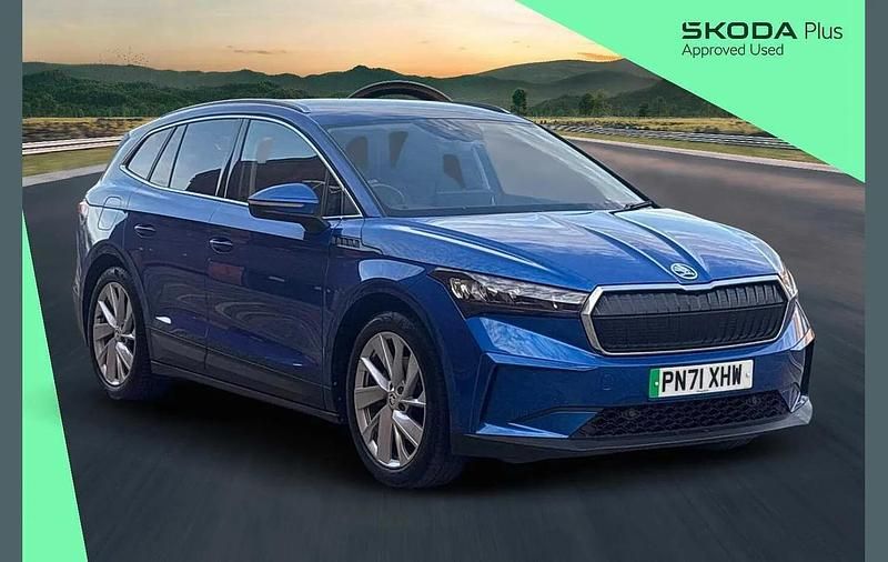 Blue Used 2021 Skoda Enyaq iV ecoSuite SUV | £16,900 (Fair price) - Image 1/4