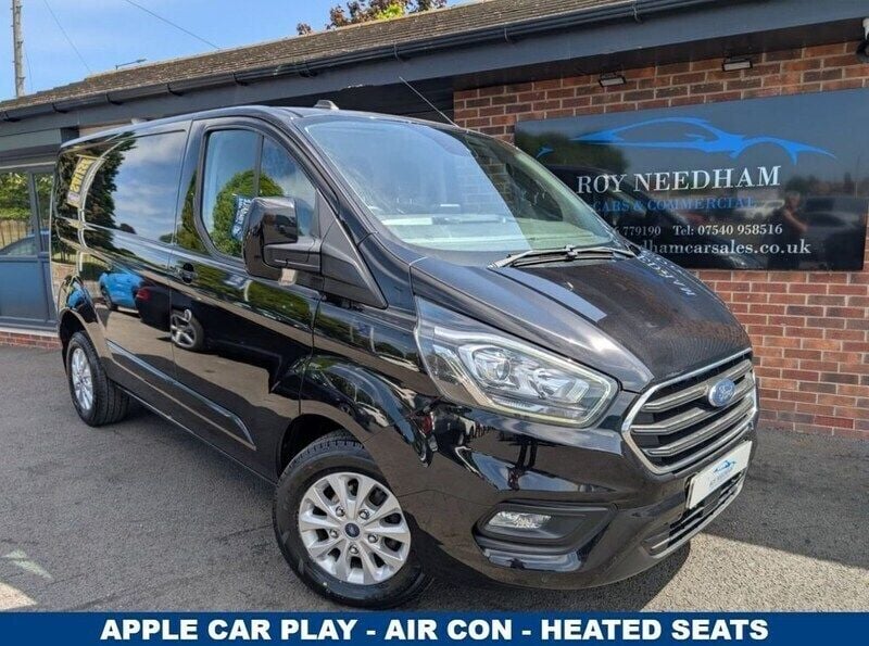 Black Used 2021 Ford Transit Custom Limited Van | £10,990 (Fair price) - Image 1/2
