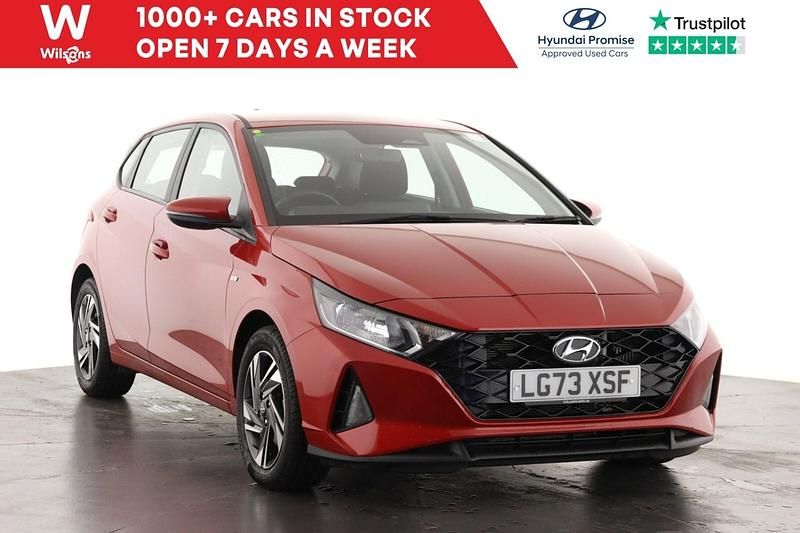 Red Used 2023 Hyundai i20 SE Hatchback | £16,849 (Fair price) - Image 1/3