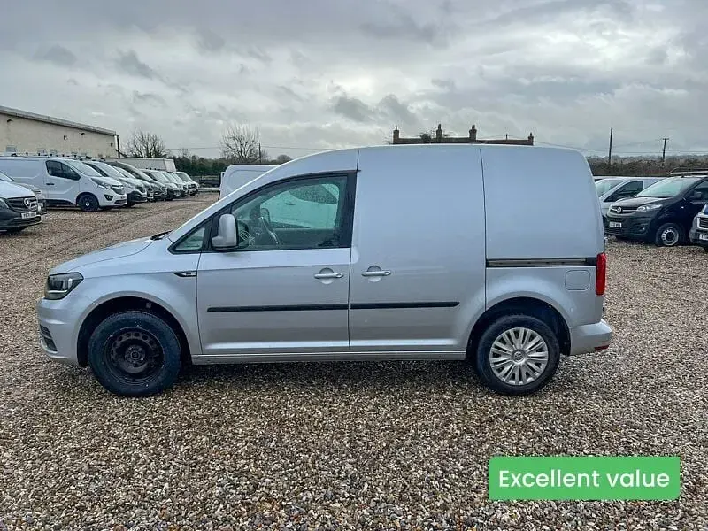Begagnad VW Caddy Trendline 2017 Silver Minibuss