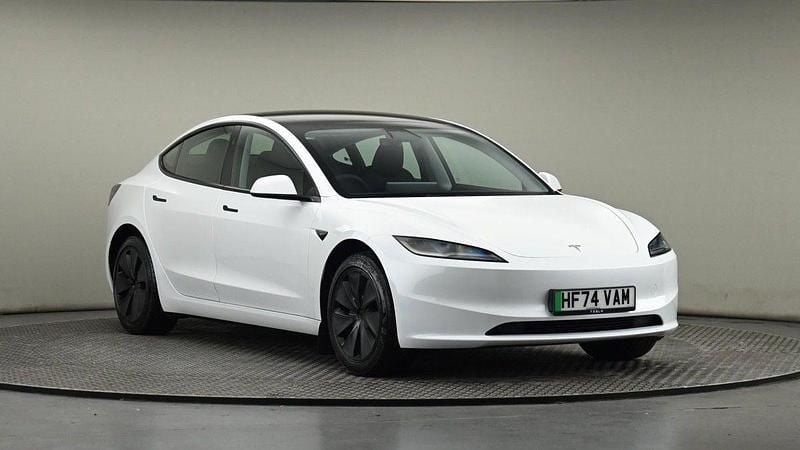White Used 2024 Tesla Model 3 Long Range Sedan | £39,300 - Image 1/4