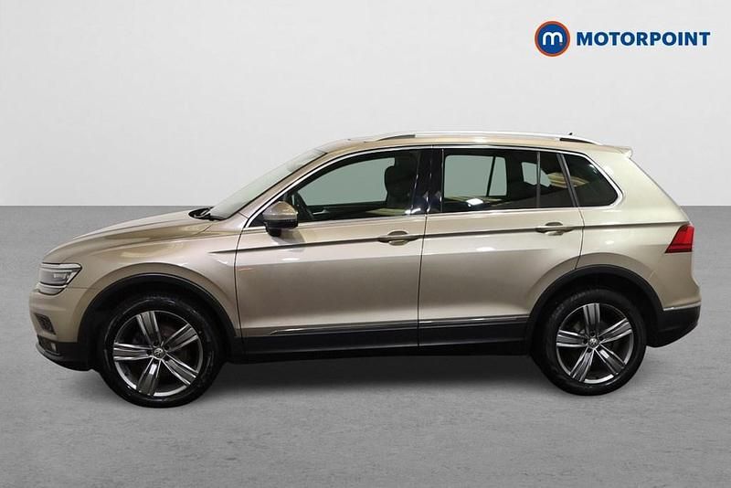 Used VW Tiguan SEL 2018 Beige SUV