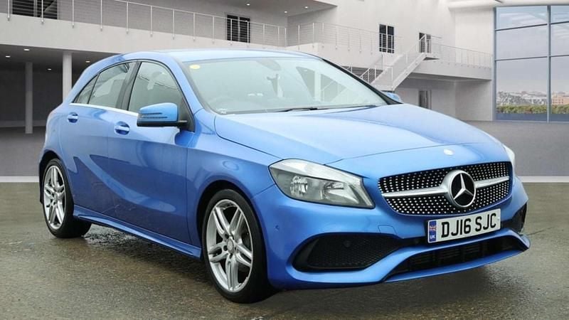 Used Mercedes A200 AMG line 2016 Blue Hatchback