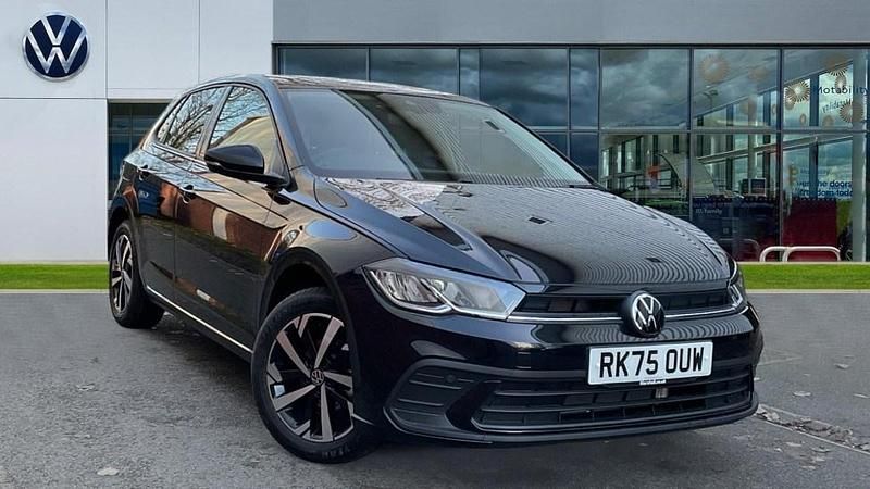 Deep black pearl New 2025 VW Polo Match Hatchback | £21,499 (Good price) - Image 1/4
