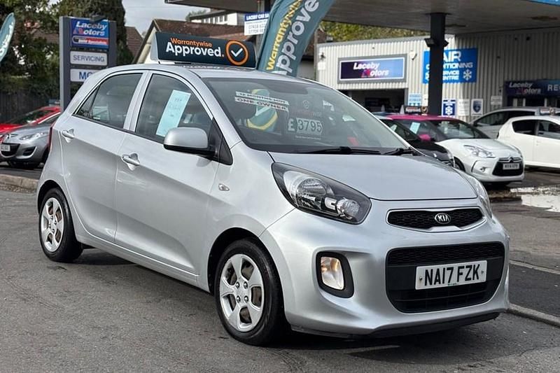 Silver Used 2017 Kia Picanto Air Hatchback | £3,795 (A bit pricey) - Image 1/1