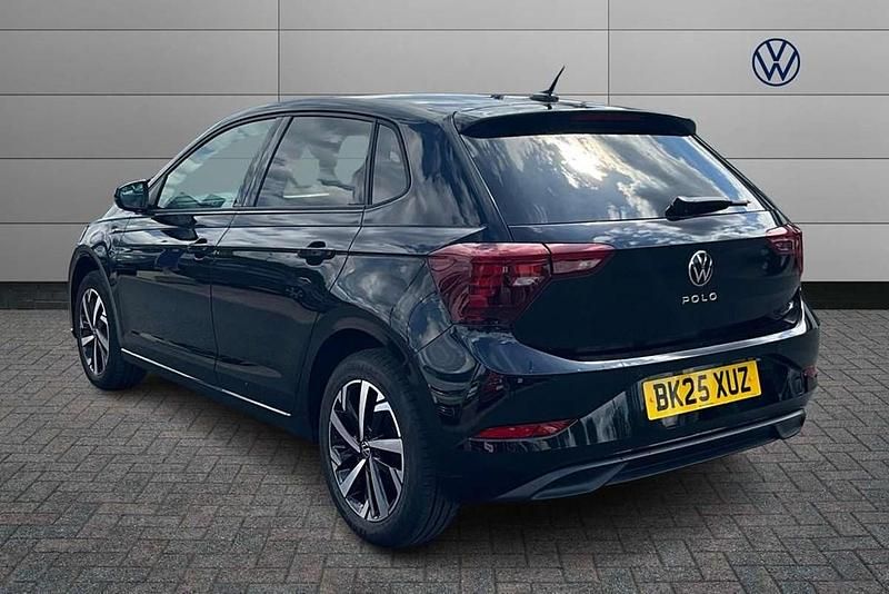 Used VW Polo Match 95 HP (69 kW) 2025 Black Hatchback