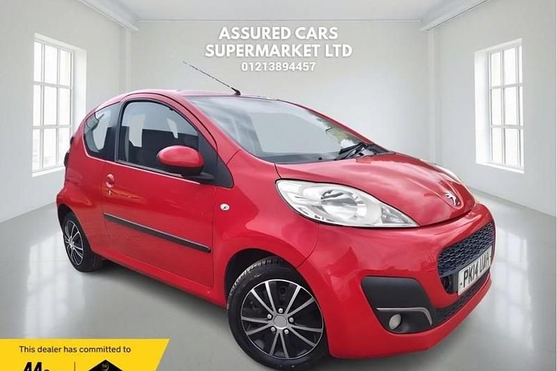 Red Used 2014 Peugeot 107 Active Hatchback | £3,985 (Fair price) - Image 1/1