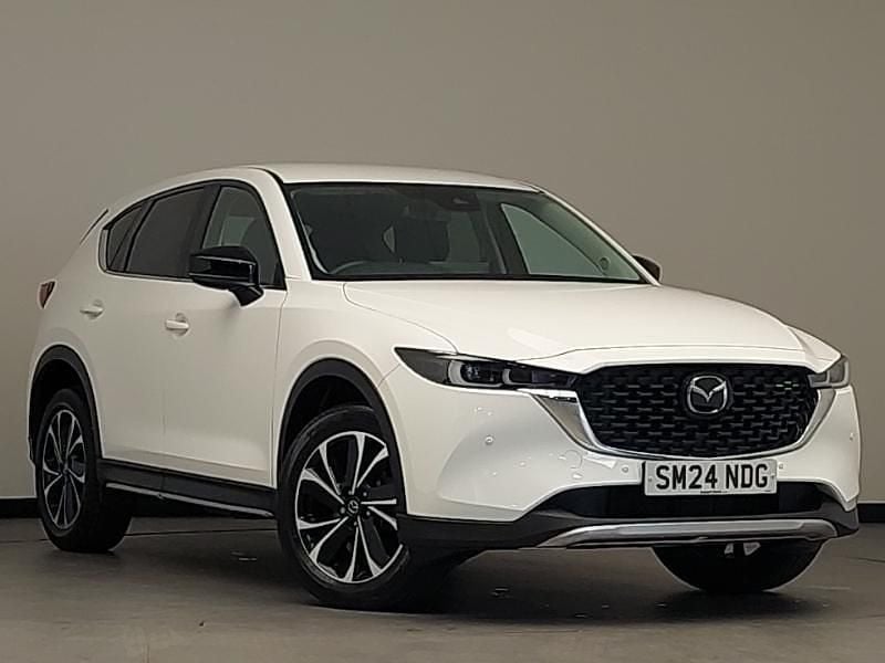 White Used 2024 Mazda CX-5 Newground SUV | £23,498 (Fair price) - Image 1/4