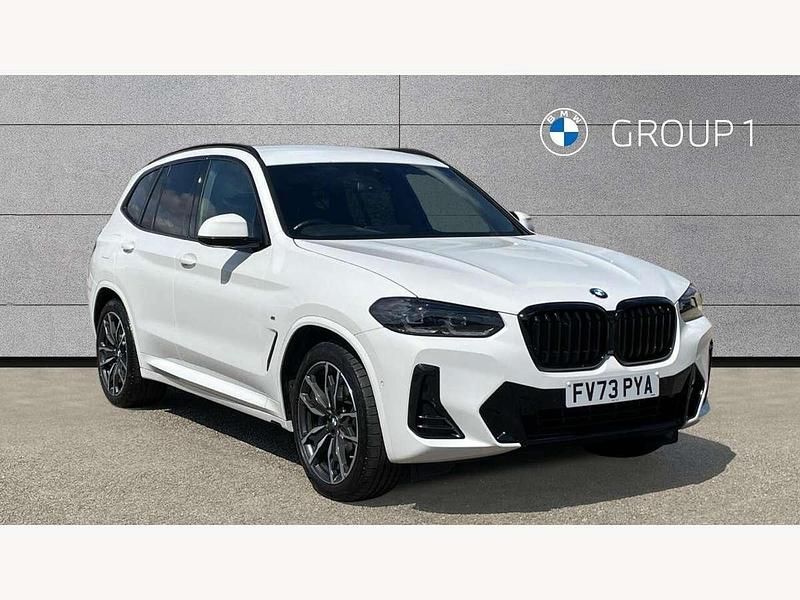 White Used 2023 BMW X3 M Sport SUV | £38,995 (A bit pricey) - Image 1/4