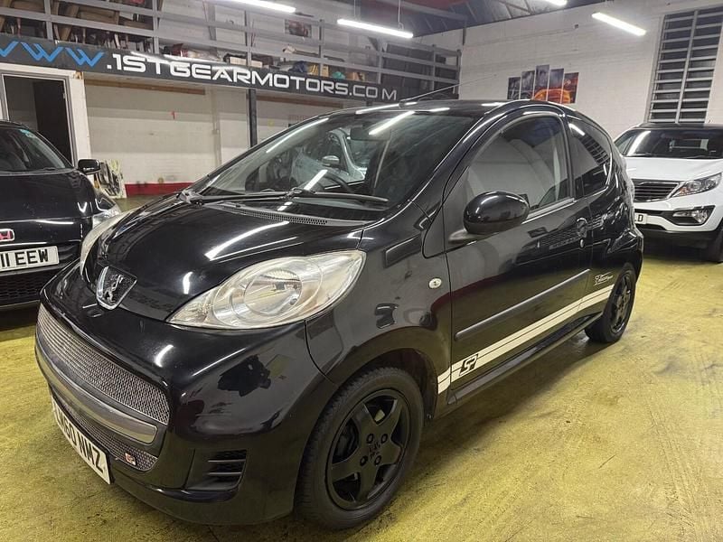 Black Used 2010 Peugeot 107 Hatchback | £2,575 (Fair price) - Image 1/4