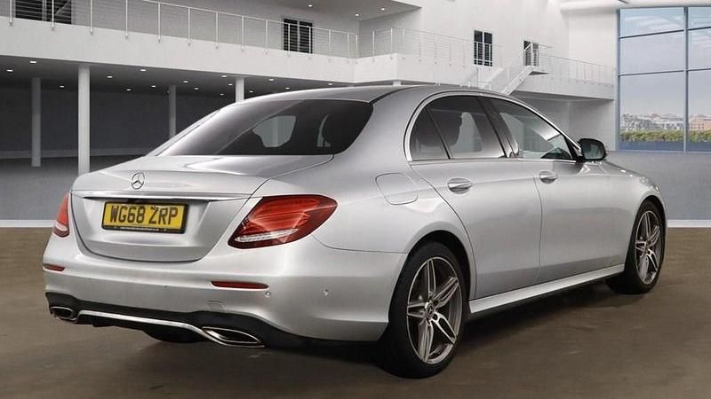 Used Mercedes E200 AMG line 184 HP (135 kW) 2018 Silver Sedan