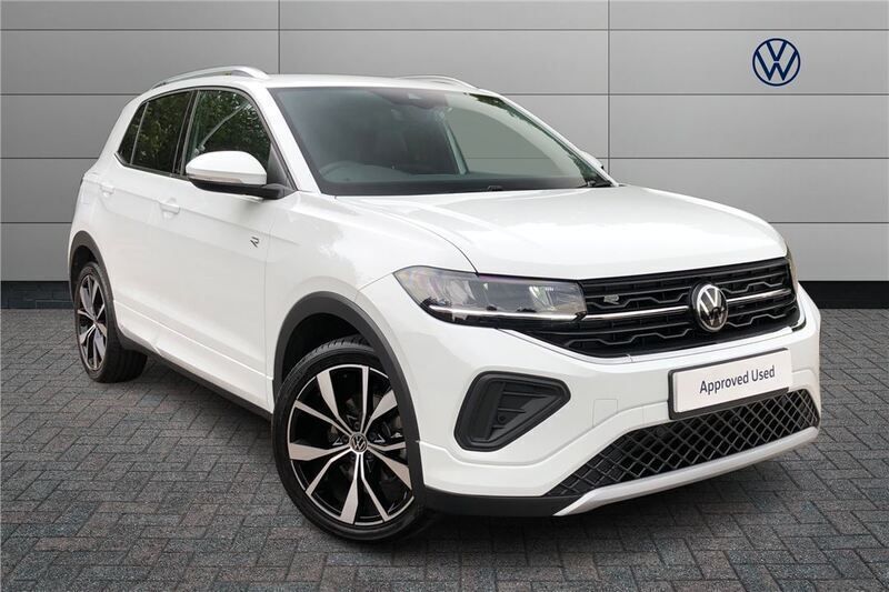 White Used 2025 VW T-Cross R-line SUV | £24,290 (Expensive) - Image 1/4