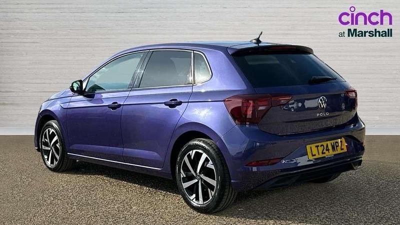 Used VW Polo Match 95 HP (69 kW) 2024 Purple Hatchback