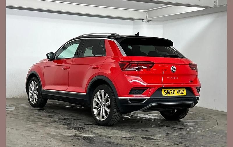 Używany VW T-Roc SEL 190 KM (139 kW) 2020 Czerwony SUV