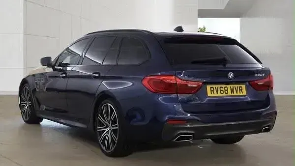 Used BMW 530 M Sport 265 HP (194 kW) 2018 Blue Estate