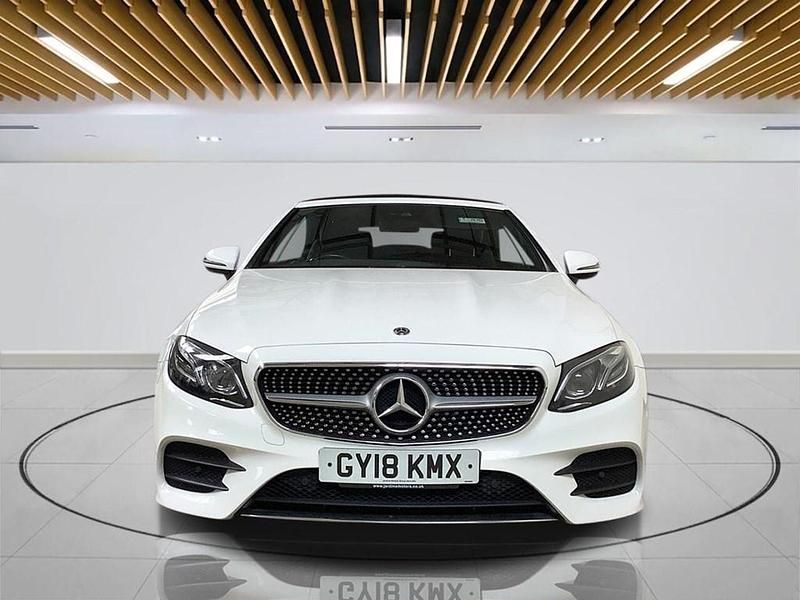 Used Mercedes E220 AMG line 194 HP (142 kW) 2018 White Cabriolet