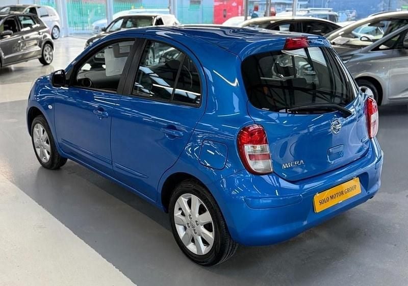 Begagnad Nissan Micra Acenta 2011 Blå Halvkombi
