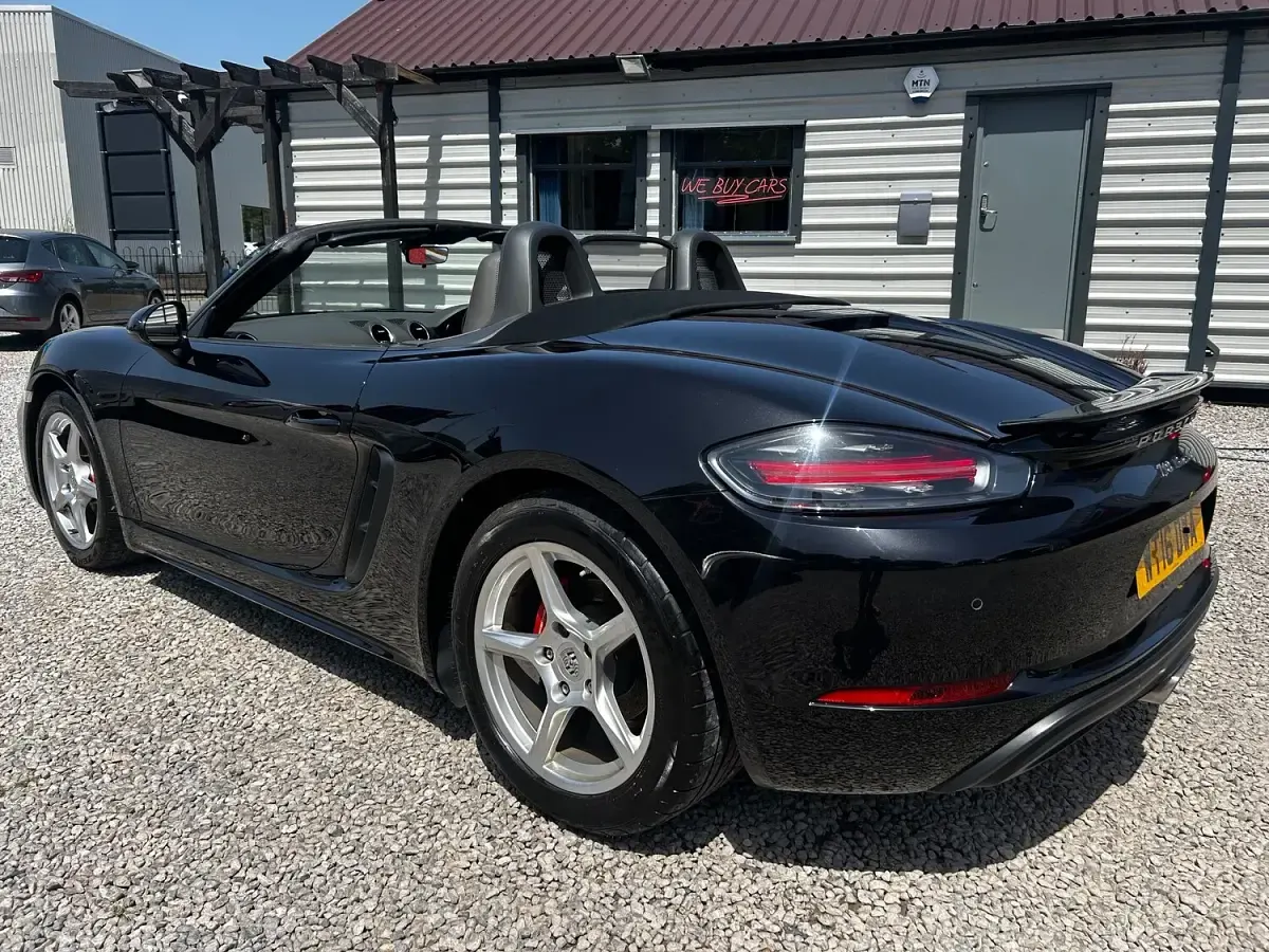 Used Porsche 718 300 HP (220 kW) 2016 Black Cabriolet