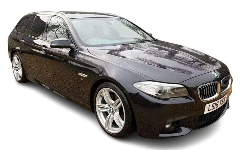 Black Used 2016 BMW 525 M Sport Estate | £11,990 (Fair price) - Image 1/4