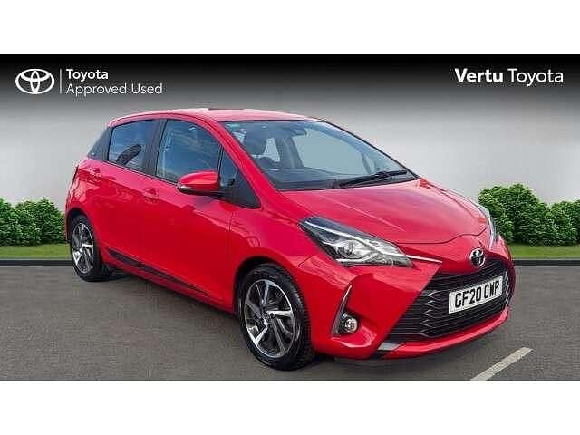 Red Used 2020 Toyota Yaris Hatchback | £15,087 (Fair price) - Image 1/4