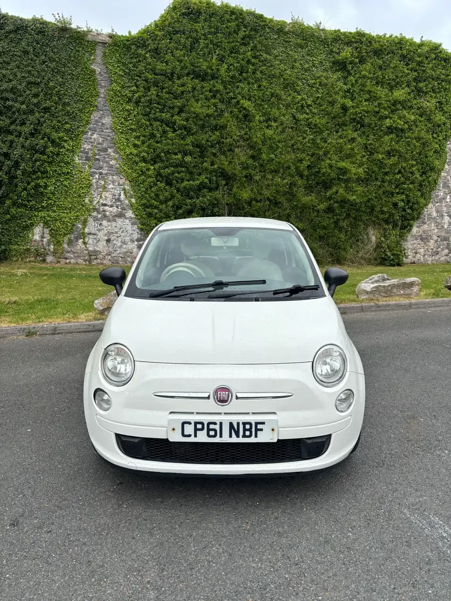 Begagnad Fiat 500 Pop 69 HK (50 kW) 2012 Vit Halvkombi