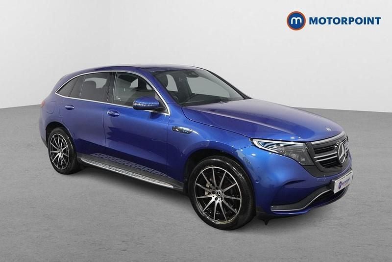 Blue Used 2022 Mercedes EQC400 AMG line SUV | £26,549 (Good price) - Image 1/4
