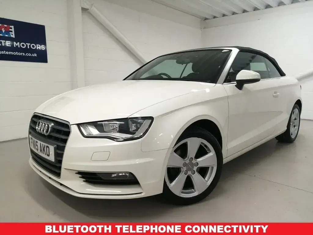 Used Audi A3 Cabriolet Sport 150 HP (110 kW) 2015 White Cabriolet