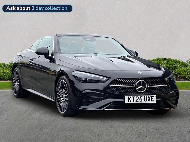 Black Used 2025 Mercedes CLE220 AMG Line Premium Cabriolet | £49,824 - Image 1/4