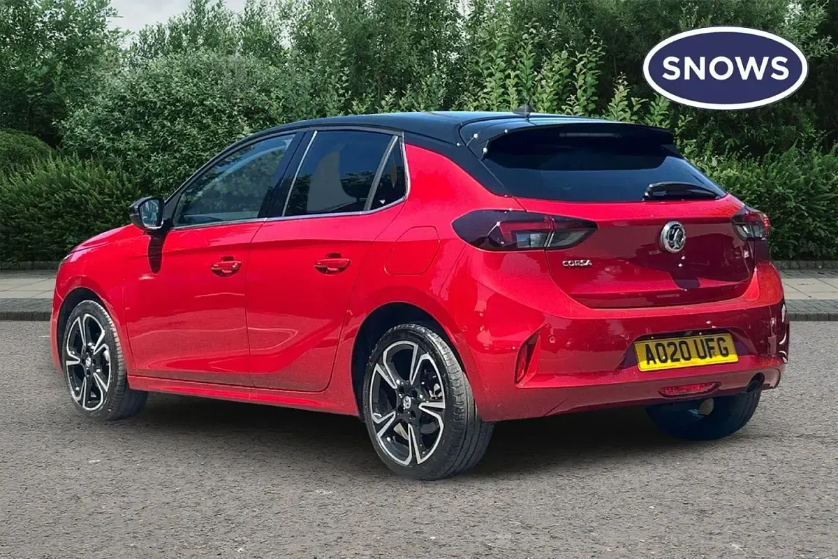 Used Vauxhall Corsa Elite 100 HP (73 kW) 2020 Red Hatchback