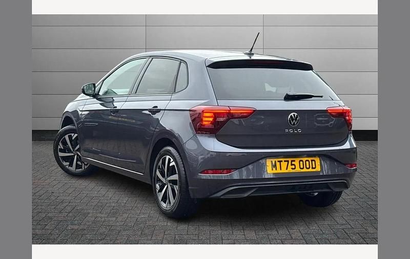 Used VW Polo Match 95 HP (69 kW) 2025 Blue Hatchback