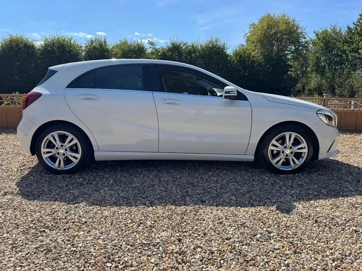 Used Mercedes A200 Premium 153 HP (112 kW) 2015 White Hatchback