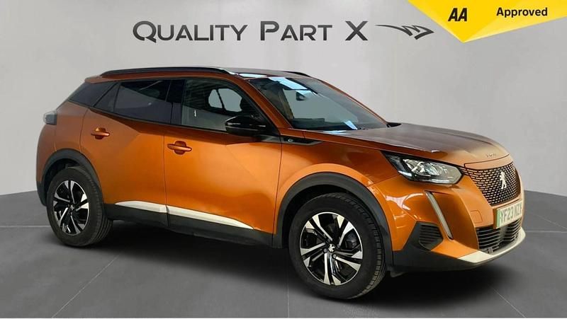 Orange Used 2023 Peugeot e-2008 Allure+ SUV | £13,900 (Good price) - Image 1/4