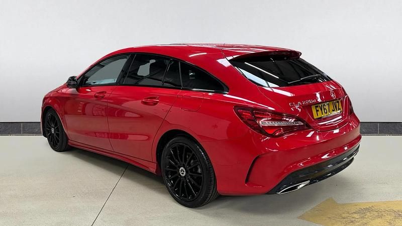 Used Mercedes CLA220 AMG line 177 HP (130 kW) 2017 Red Sedan