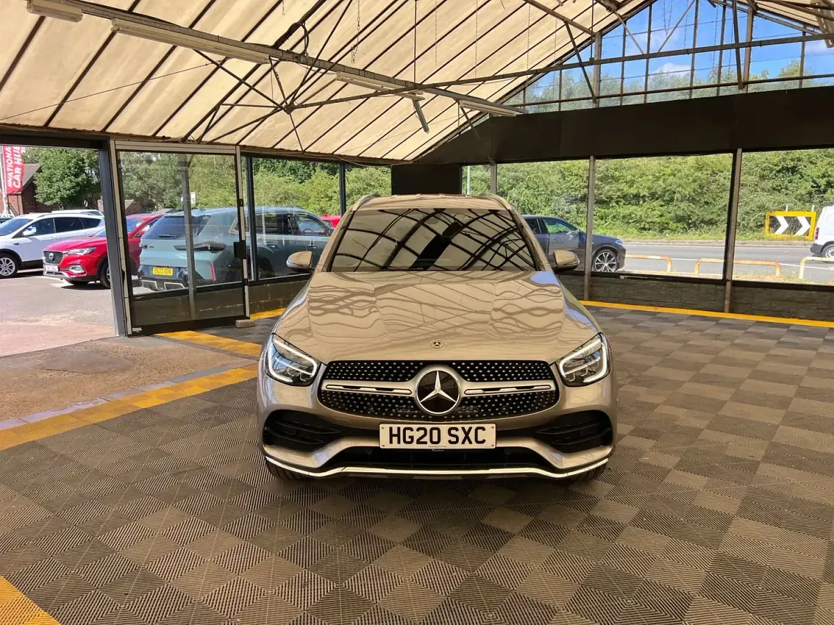 Used Mercedes GLC220 AMG line 194 HP (142 kW) 2020 Silver SUV