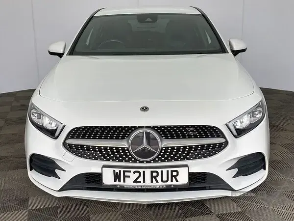 Used Mercedes A220 AMG line 190 HP (139 kW) 2021 White Hatchback