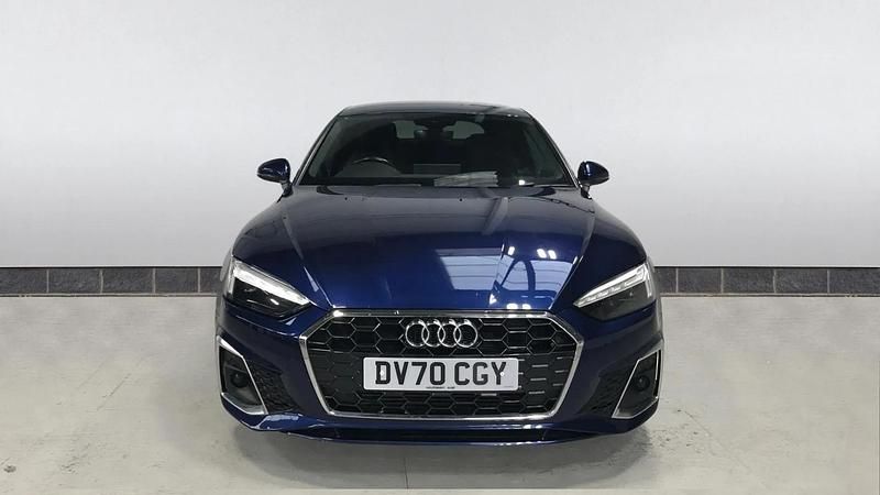 Used Audi A5 S-Line 204 HP (150 kW) 2020 Blue Hatchback