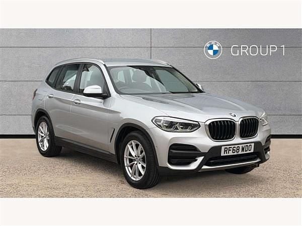 Glacier silver Used 2018 BMW X3 Comfort Edition SUV | £20,650 (Good price) - Image 1/4