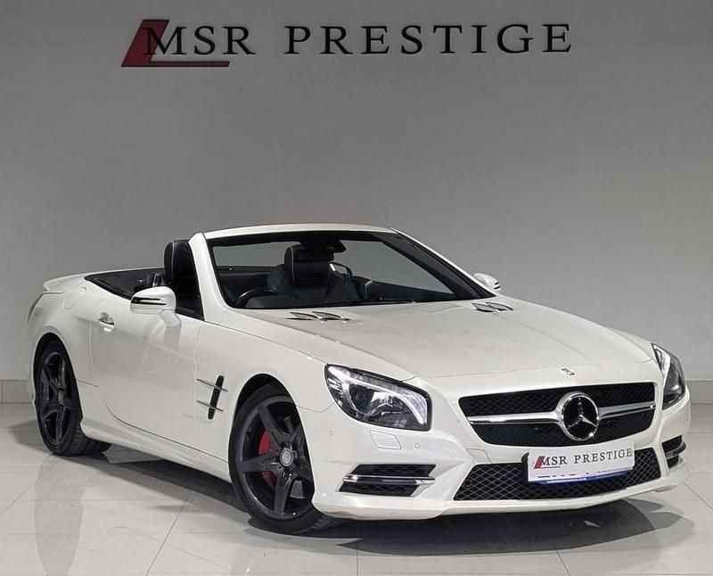 White Used 2014 Mercedes SL350 AMG Cabriolet | £18,795 (Fair price) - Image 1/4