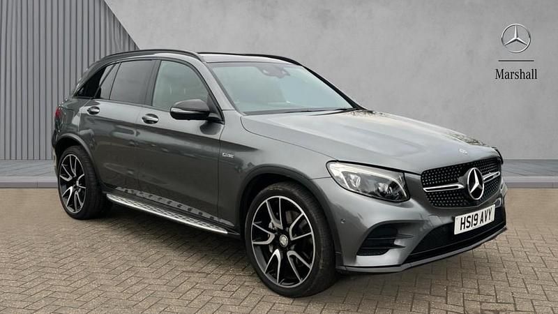 Selenite grey metallic Used 2019 Mercedes GLC43 AMG Premium Plus SUV | £24,990 (Fair price) - Image 1/4