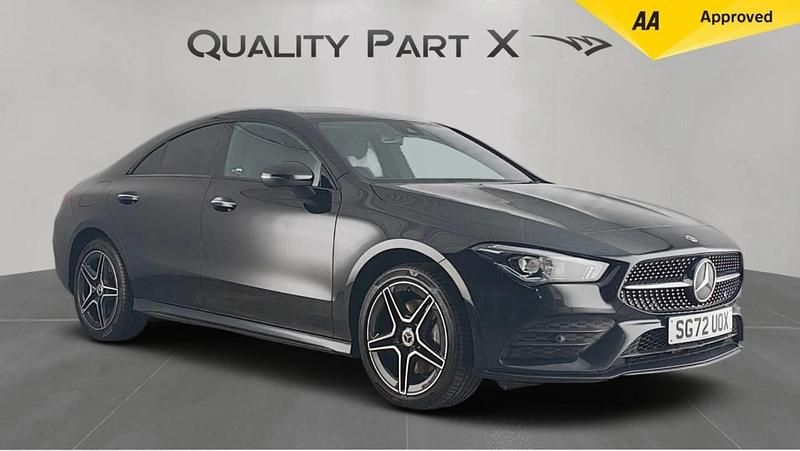 Black Used 2022 Mercedes CLA250e AMG Line Premium Sedan | £17,699 (Fair price) - Image 1/4