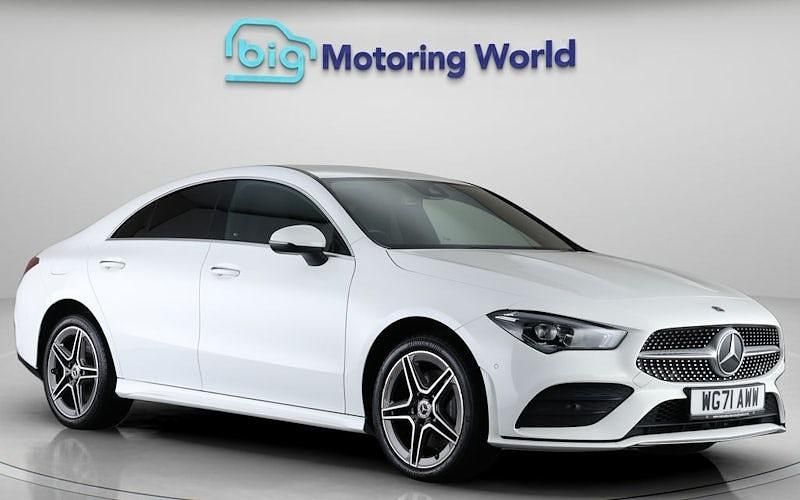 Used Mercedes CLA250e AMG line 259 HP (190 kW) 2022 White Sedan
