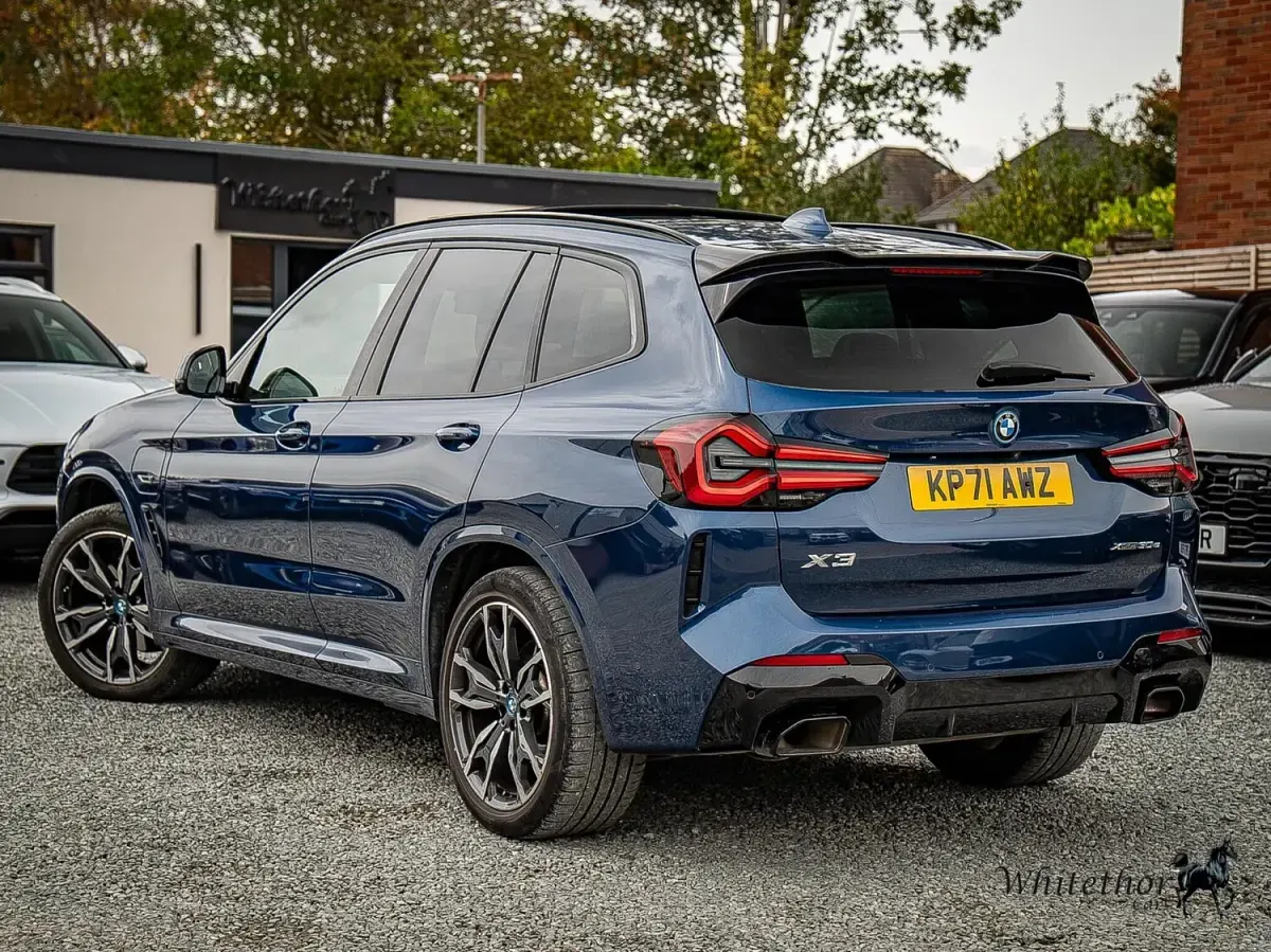Used BMW X3 M Sport 292 HP (214 kW) 2021 Blue SUV