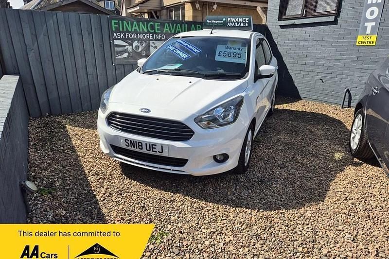 White Used 2018 Ford Ka Plus Zetec Hatchback | £5,895 (Fair price) - Image 1/1