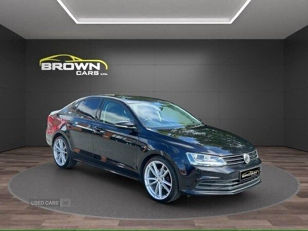 Black Used 2016 VW Jetta SE Sedan | £9,995 (A bit pricey) - Image 1/4