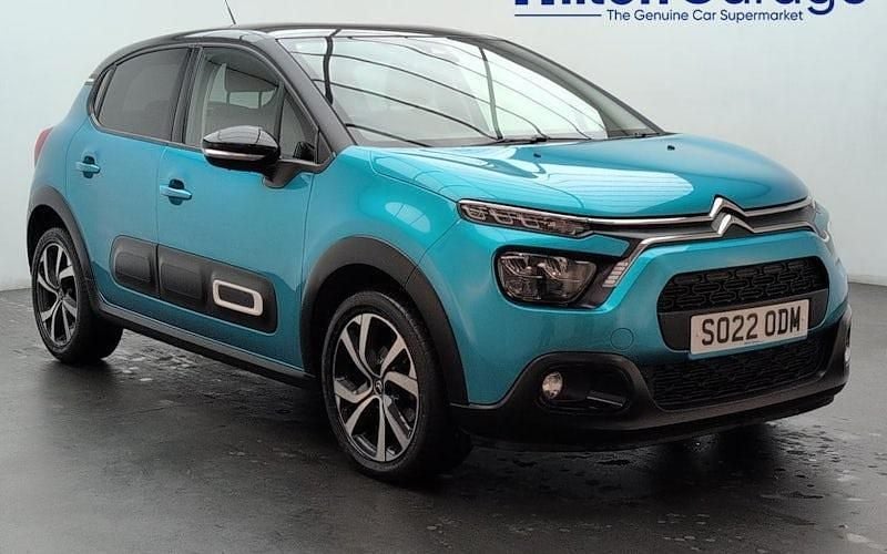 Blue Used 2022 Citroën C3 Shine Hatchback | £11,450 (Fair price) - Image 1/4